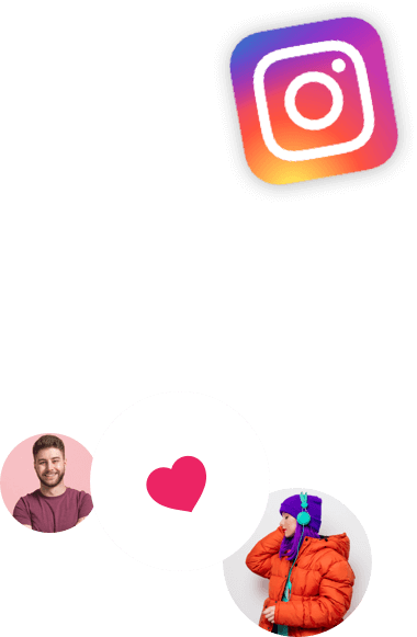 instagram icons and people